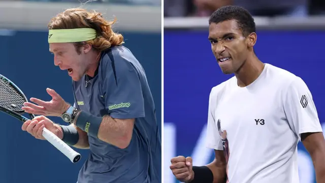 Rublev and Felix Auger-Aliassime