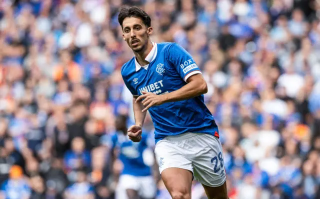 Rangers striker Bojan Miovski