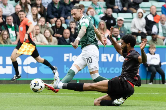 Martin Boyle has been Hibs' biggest threat in the first half