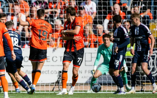 Dundee United's Ivan Dolcek scores