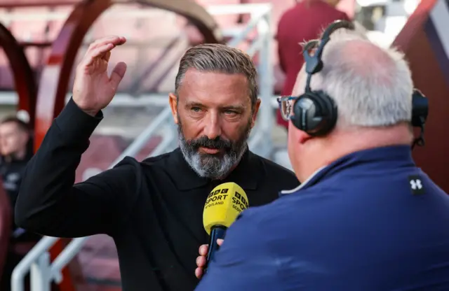 Derek McInnes talks to BBC Scotland