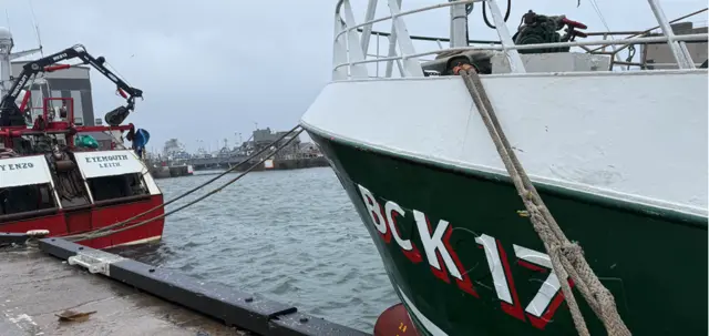 Two boats in Peterhead