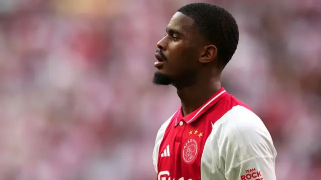 Jorrel Hato of Ajax looks on