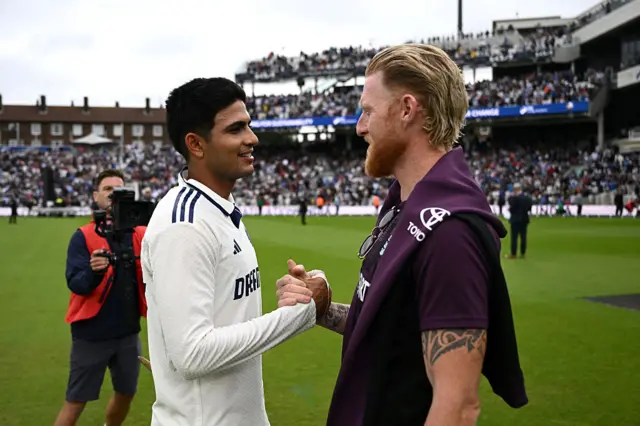 Shubman Gill and Ben Stokes