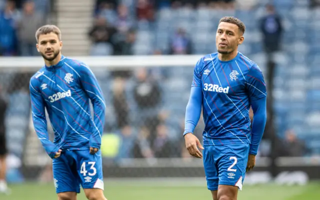 Nico Raskin and James Tavernier are among the Rangers subs