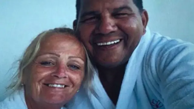Anita Rose and Richard Jones in a selfie style image