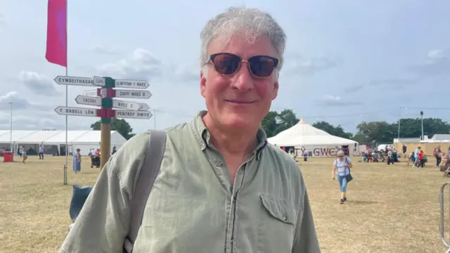 Jerry Hunter ar Faes yr Eisteddfod