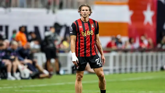 Illia Zabarnyi of Bournemouth during a pre-season match