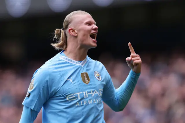 Erling Haaland of Manchester City