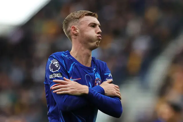 Cole Palmer of Chelsea celebrates