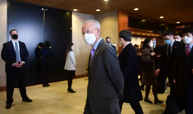 US and Chinese delegation meet in Alaska