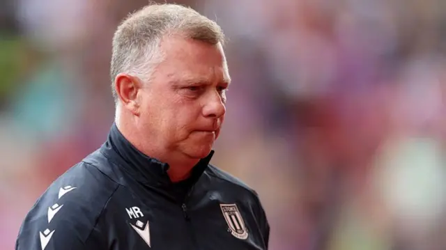 Stoke boss Mark Robins