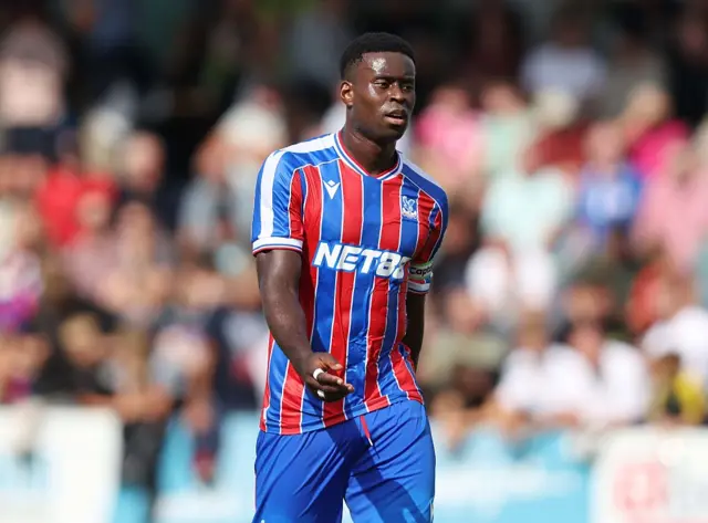 Marc Guehi in a Crystal Palace kit
