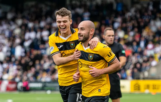 Scott Pittman celebrates