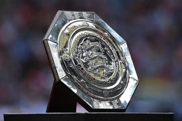 Community Shield trophy general view