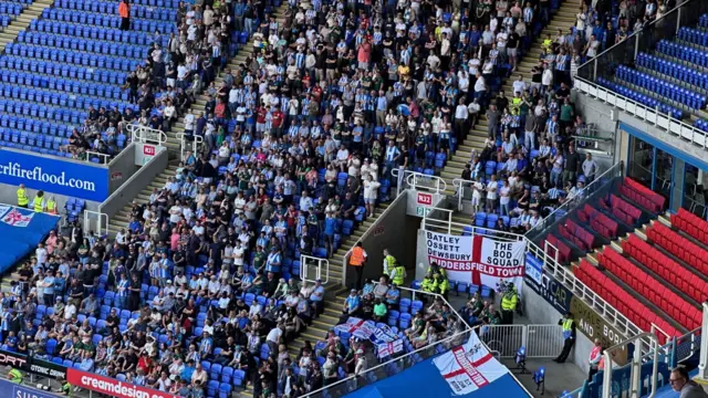 Huddersfield Town fans at Reading