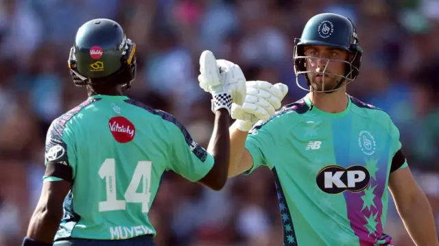Oval Invincibles' Will Jacks and Tawanda Muyeye