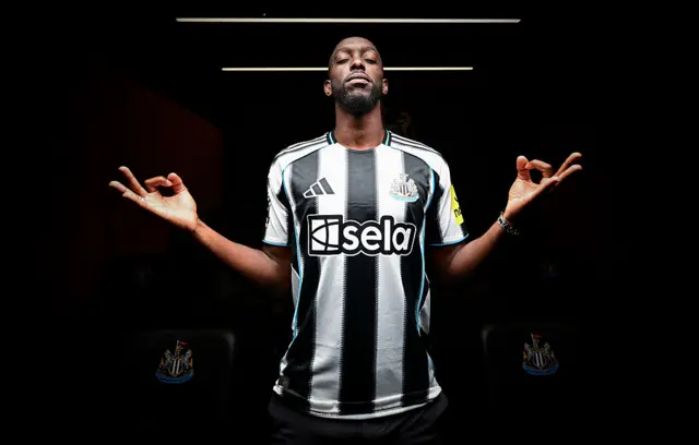 Wissa does his signature goal celebration