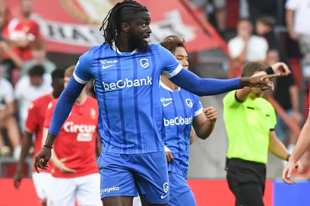 Tolu Arokodare celebrates