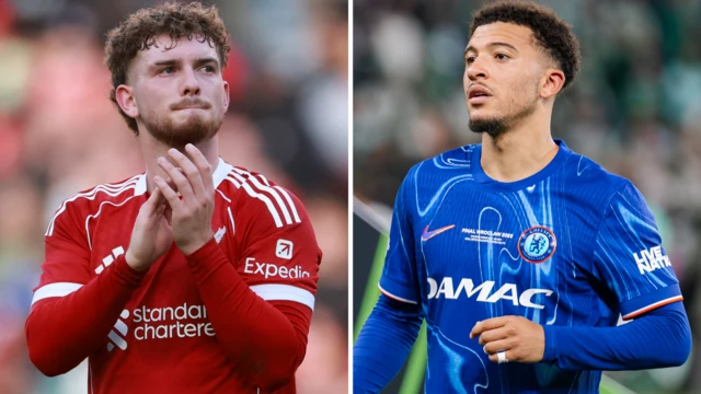 Harvey Elliott and Jadon Sancho