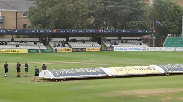 The covers are brought out at Chelmsford