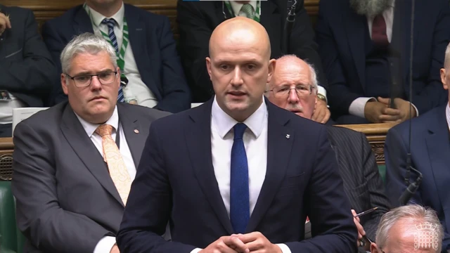 Stephen Flynn at the House of Commons