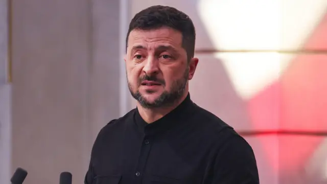 Ukraine's President Volodymyr Zelensky