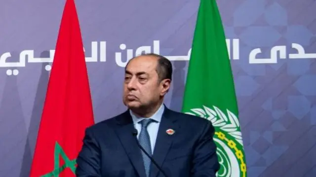 Hossam Zaki at the Arab-Russian Cooperation Forum, in Marrakesh, Morocco