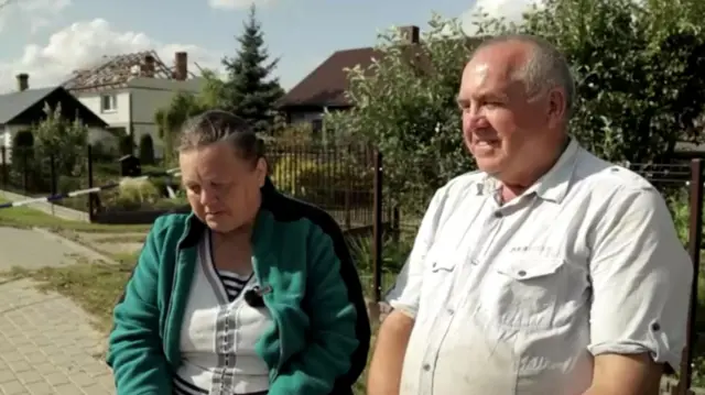 Tomasz Wesolowski (right) and his wife Alicja