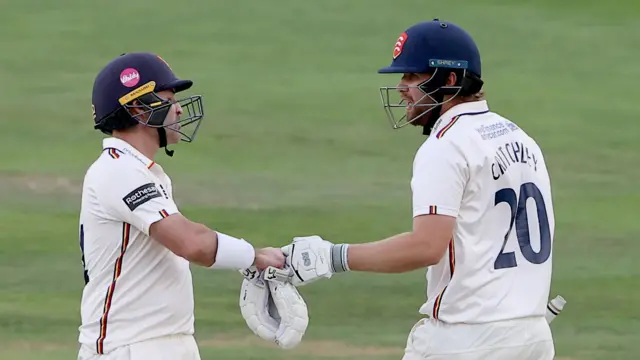 Dean Elgar and Matt Critchley