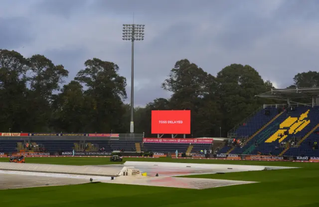 Toss delayed
