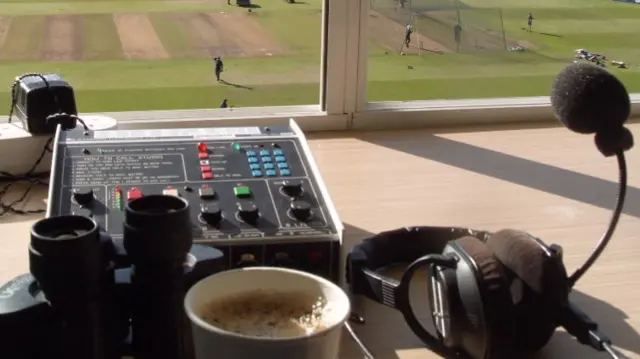 BBC commentary box
