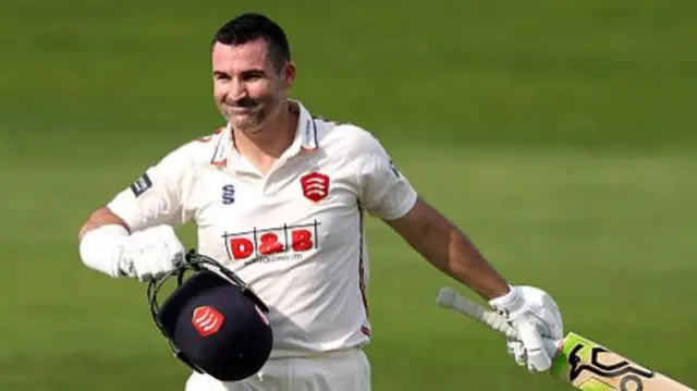 Dean Elgar after his century