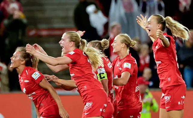 Brann celebrate