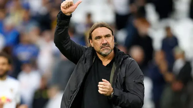 Daniel Farke manager of Leeds United