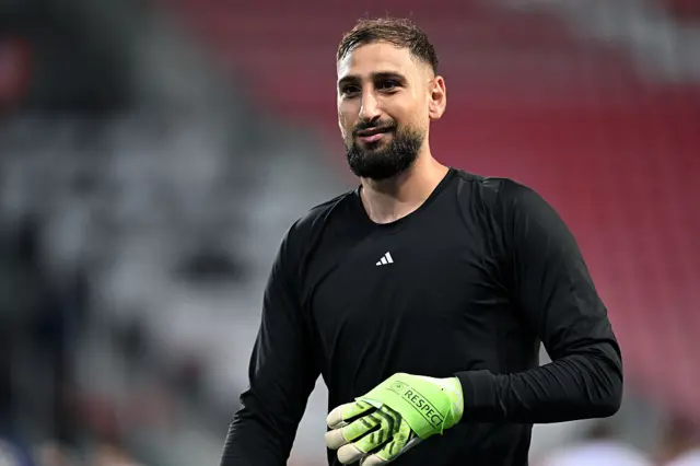 Gianluigi Donnarumma smiling