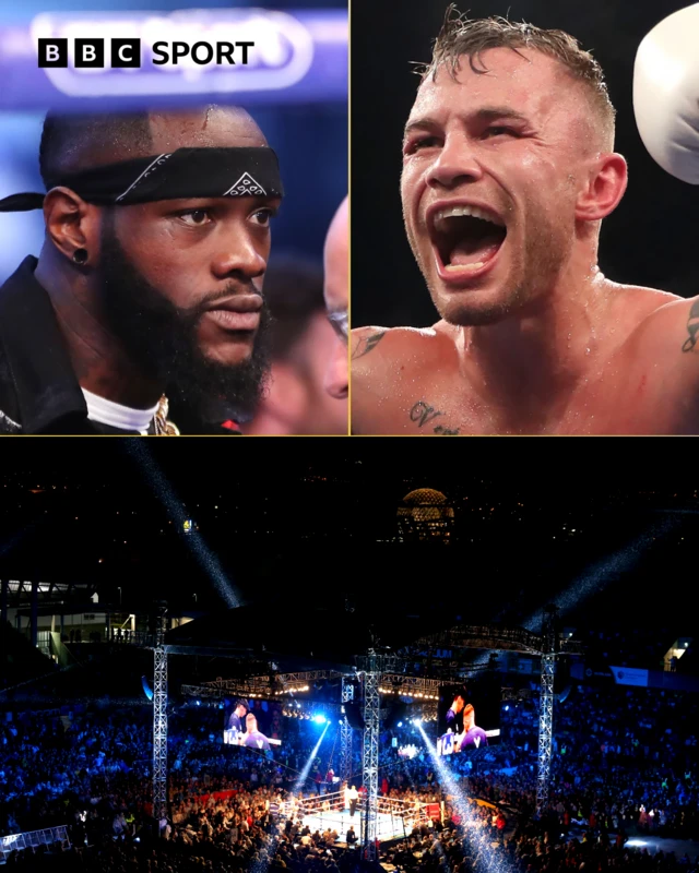Carl Frampton celebrates his victory against Luke Jackson at Windsor Park in August 2018