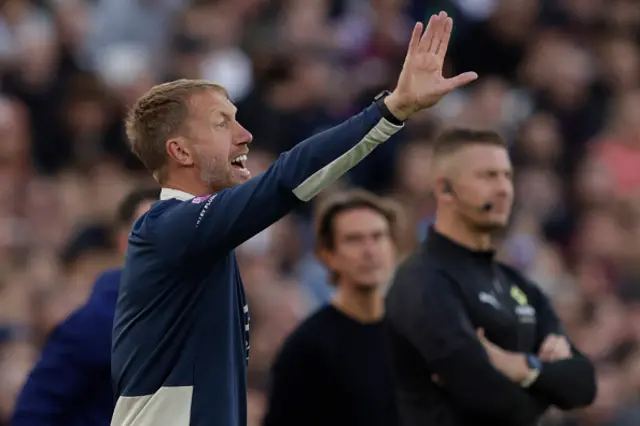 Graham Potter gestures