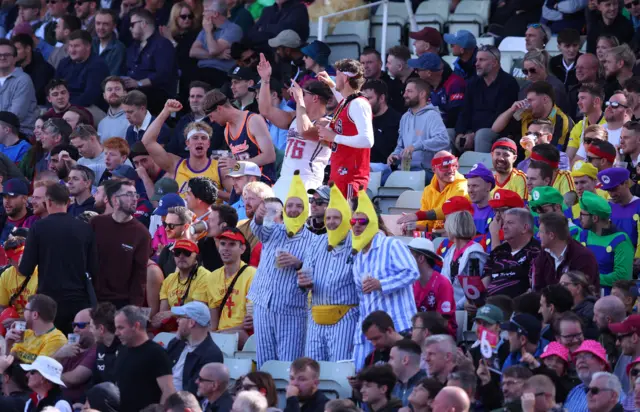 Bananas in pyjamas at Edgbaston