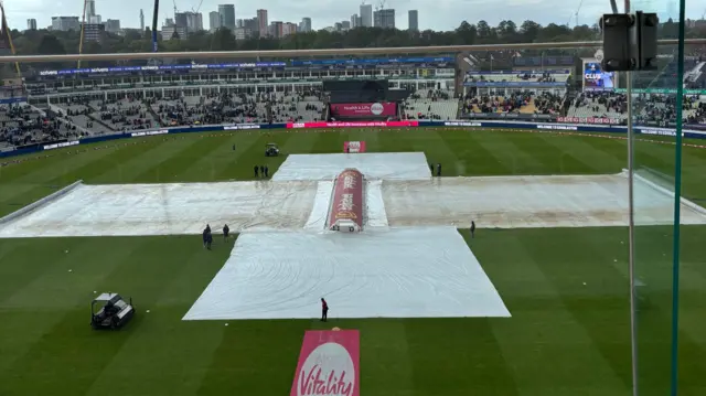 Rain at Edgbaston