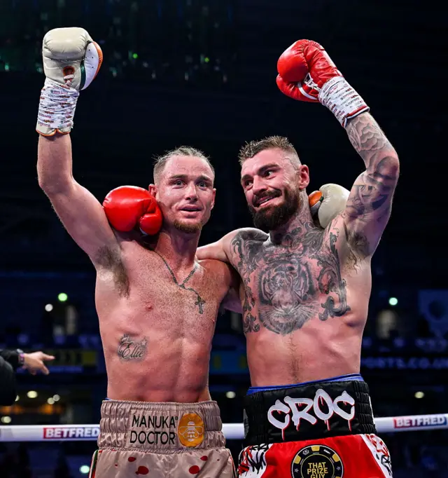 Paddy Donovan and Lewis Crocker