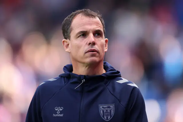 Regis Le Bris, Manager of Sunderland, looks on prior to the Premier League match between Crystal Palace and Sunderland at Selhurst Park on September 13, 2025 in London, England.