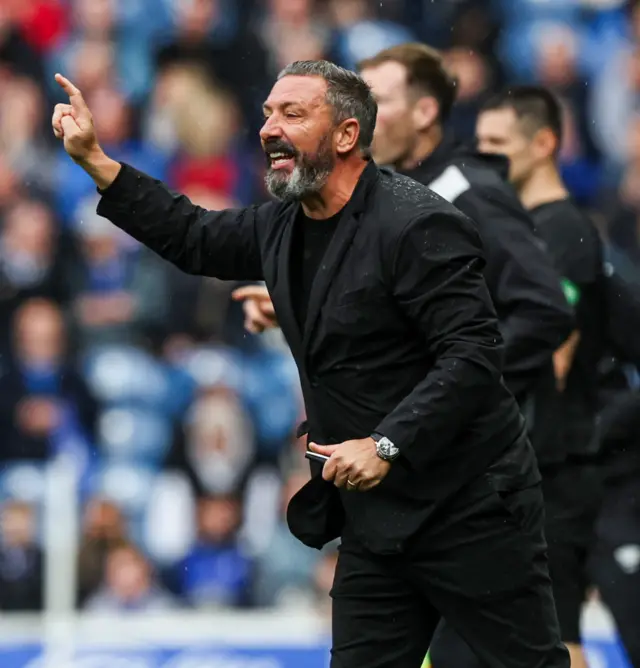 Hearts head coach Derek McInnes