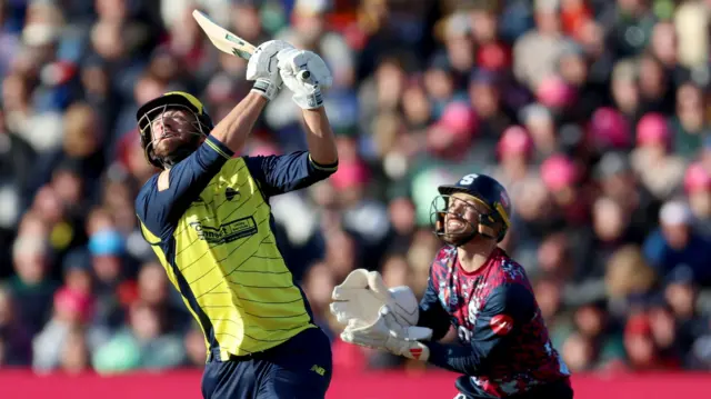 James Vince miscues and is caught