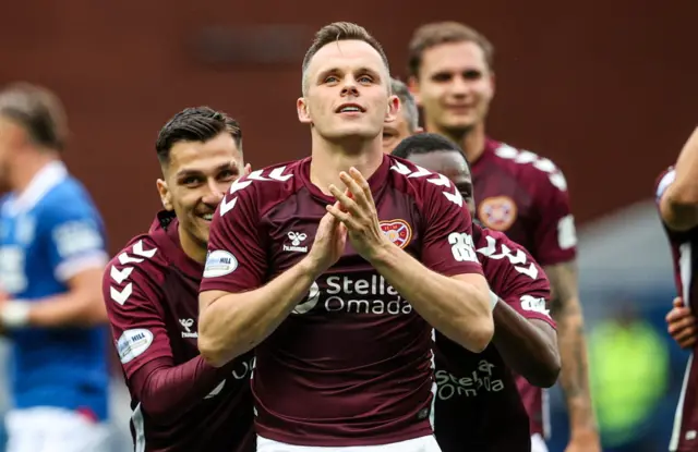 Hearts captain Lawrence Shankland
