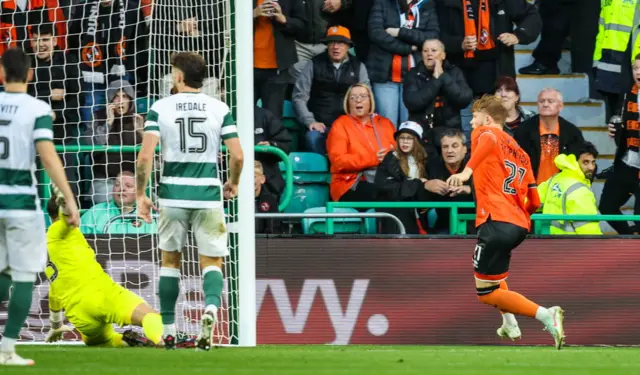 Dundee United's Luca Stephenson scores to make it 3-1