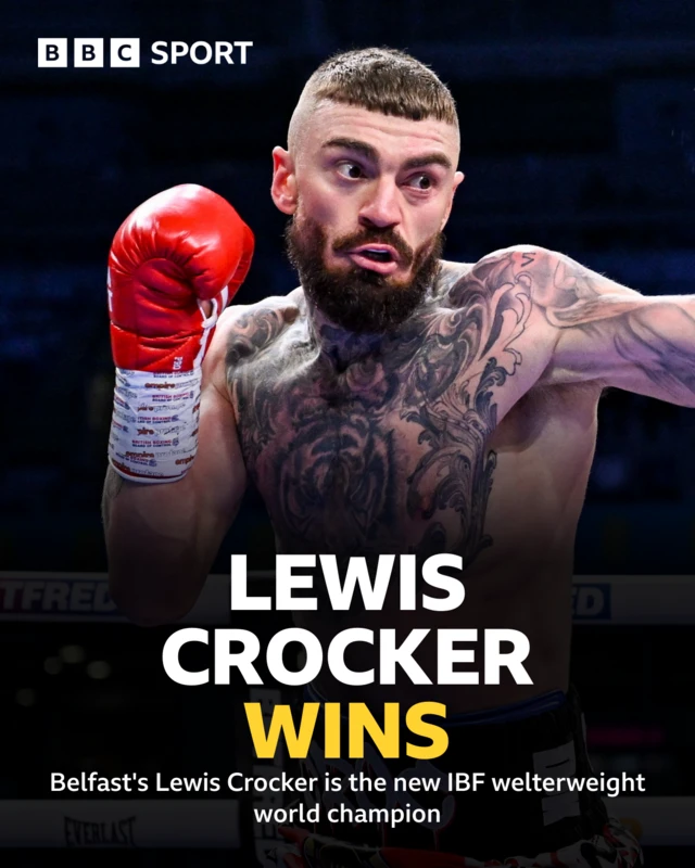 Lewis Crocker wins