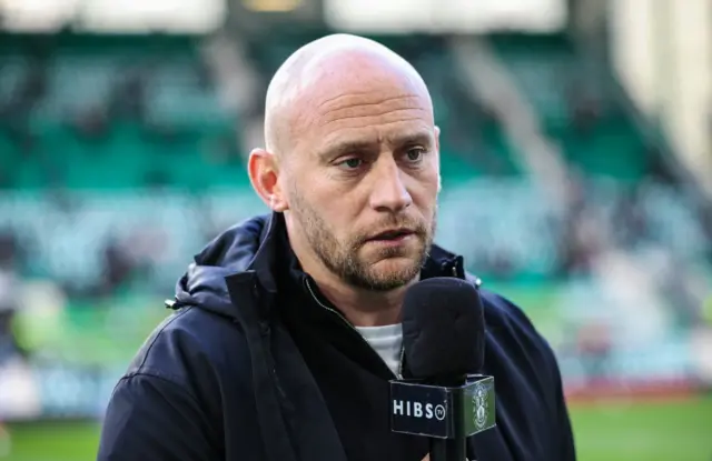 Hibernian head coach David Gray