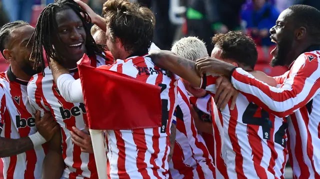 Stoke City celebrate