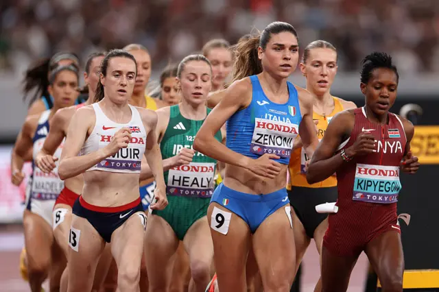 Laura Muir in action